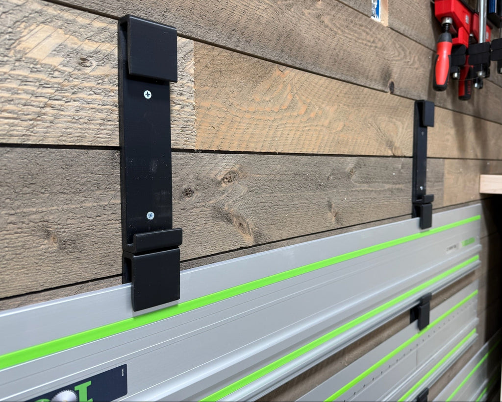 Track Saw Guide Rail Hangers - Wall Mount