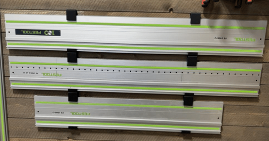 Track Saw Guide Rail Hangers - Wall Mount